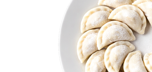 Frozen pierogies
